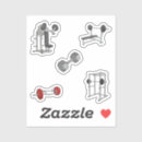 Suche nach gym aufkleber Dummkopf