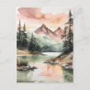 Recherche de nature forêt cartes postales Coucher de soleil