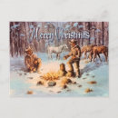 Recherche de noël cowboy cartes postales Neige