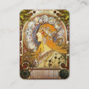 Recherche de signe du zodiaque cartes visite Vintage