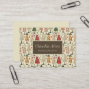 Recherche de mannequin vintage cartes visite Élégant