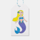 Recherche de sirène étiquettes cadeau Mer