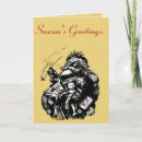 Recherche de saint nicolas vœux cartes Rétro