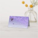Recherche de sweet 16 placement cartes Parties scintillant violette