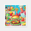 Recherche de hamburger de bande dessinée Barbecue