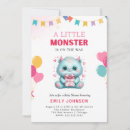 Suche nach monster baby einladungen Klein