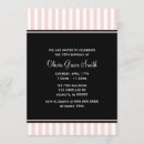 Recherche de rayures roses et blanches invitations Féminin