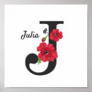 Suche nach monogramm j poster Personalisiert