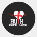Recherche de faith hope love autocollants Jésus