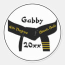 Recherche de ceinture noire autocollants Taekwondo