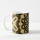 Recherche de style arabe tasses Noir