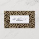 Recherche de motif de guépard cartes visite Chic