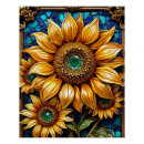Recherche de tournesols posters Couleurs vives