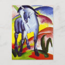 Recherche de chevaux bleus cartes postales Franz marc