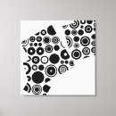 Recherche de noir et blanc abstrait art Décoration