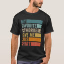 Recherche de collègue tshirts Texte