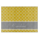 Recherche de jaune et gris planches à découper Motif