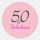 Recherche de anniversaire 50 autocollants Cinquantième
