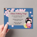 Recherche de cerisier japonais invitations Bleu