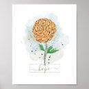 Recherche de watercolor flower poster Aquarelle