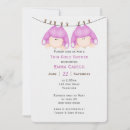 Recherche de clothesline baby shower invitations Mignon