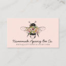 Recherche de abeille mignonne cartes visite Bio