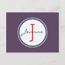Recherche de monogramme s cartes postales Personnalisée