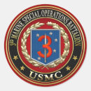 Recherche de bataillon autocollants Insignes d'opérations spéciales d'usmc
