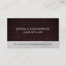 Recherche de velours rouge cartes visite Styliste