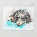 Recherche de veux cartes postales Aquarelle