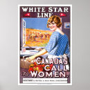 Suche nach white star line poster Vintag