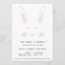 Recherche de un petit lapin invitations Fille