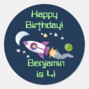 Suche nach raketenschiff aufkleber Outer space