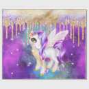 Recherche de poney papier cadeau Magique