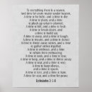 Recherche de ecclesiastes 3 posters Peinture murale