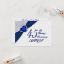 Suche nach 45 hochzeitstag einladungen Saphirblau