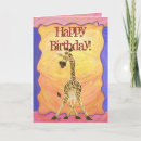 Suche nach giraffe cartoon karten Party