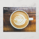 Recherche de latte cartes postales Café
