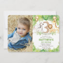 Recherche de jungle anniversaire invitations Capricieux