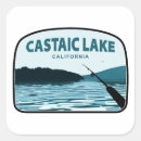 Recherche de canne pêche autocollants Lac