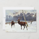 Recherche de biche vœux cartes Bois de cerf