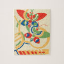 Recherche de papillon vintage puzzles Rétro