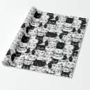 Recherche de chat smoking papier cadeau Minou