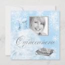 Recherche de winter quinceanera invitations Bleu