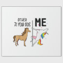 Recherche de musculation papier cadeau Licorne