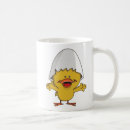 Recherche de poussin drôle tasses Jaune