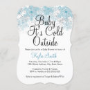 Recherche de blue snowflake baby shower invitations Bleu