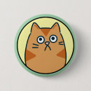 Recherche de dessin animé drôle badges Chat
