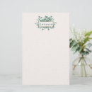 Recherche de eucalyptus papier à lettre Minimaliste