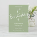 Suche nach erster des babys geburtstag einladungen Einfach